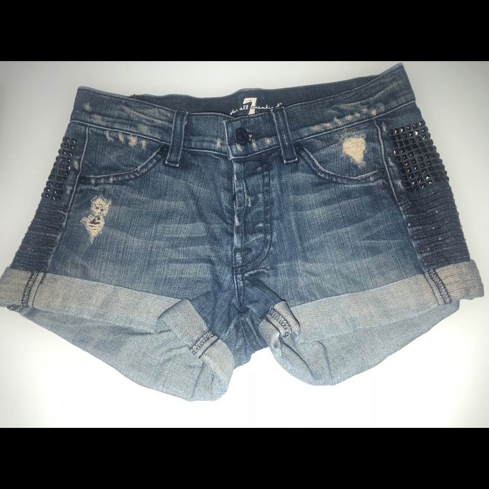 7 For All Mankind Denim Shorts